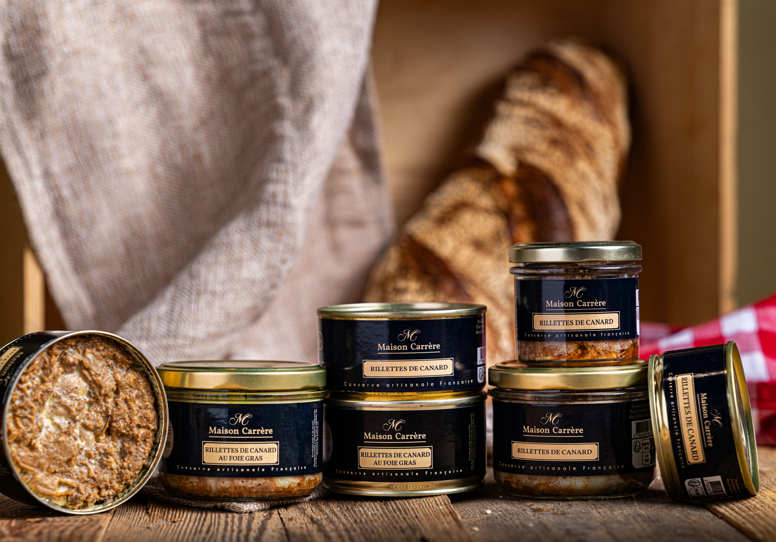 rillettes de canard maison carrère